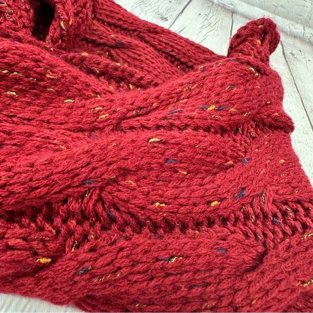 NWT Boutique C.C infinity scarf burgundy outdoor minimalist cabin
